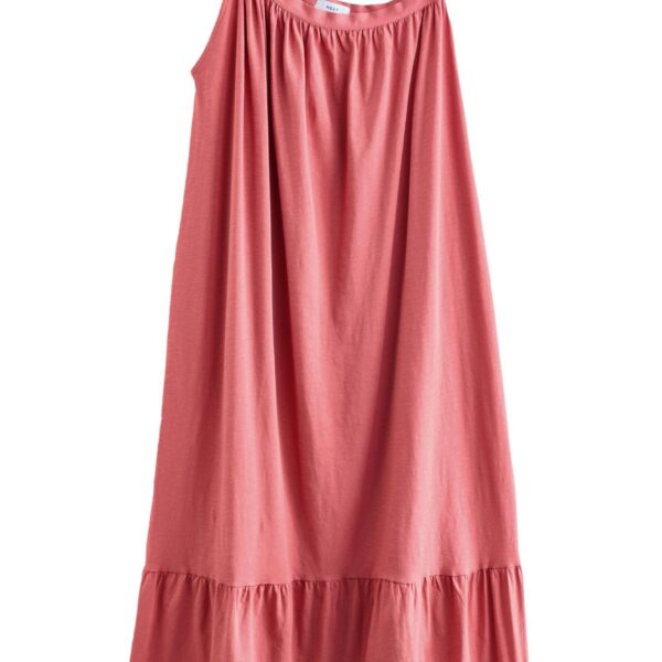 Midi dress Off-the-shoulder midi dress made of 100% cotton