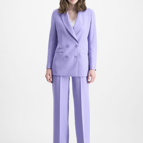 Long blazer CORNOVA with lapel collar