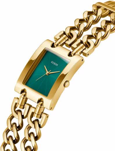 Quartz watch HEAVY METAL GW0740L2 wristwatch, ladies' watch, stainless steel bracelet, analog