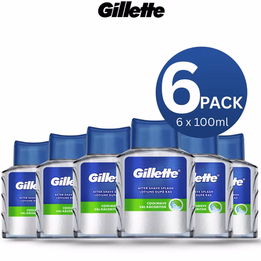 After-Shave Splash Coolwave 6-piece, refreshing, soothing