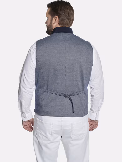 DUKE MADDOC sweat vest with coat of arms badge