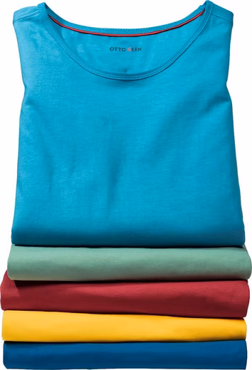 tank top (Pack, 5-pack) dimensionally stable, color-saturated quality, made of 100% cotton
