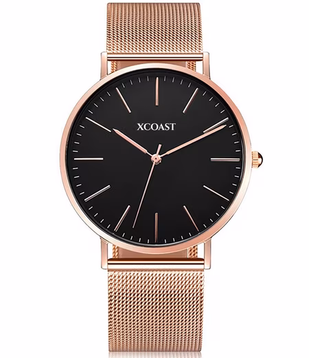 Quartz watch 570201 MERIDIUM Rose Black elegant ladies and men's wristwatch quartz watch