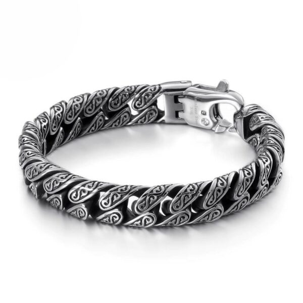 Stainless steel bracelet curb bracelet men "CUBAN" stainless steel bracelet