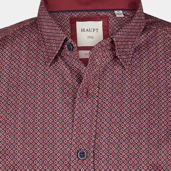 Long-sleeved shirt Main Modern Fit Long-sleeved cotton men's shirt with all-over pattern in