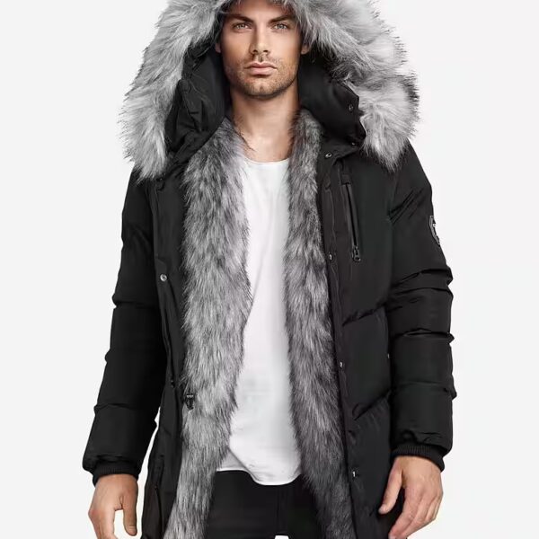 Zayn winter jacket Stylish hood with faux fur