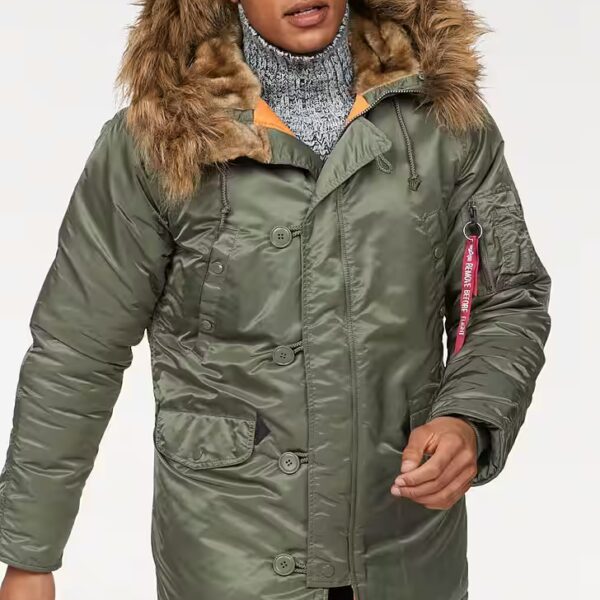 Parka N3B VF 59 with removable faux fur collar