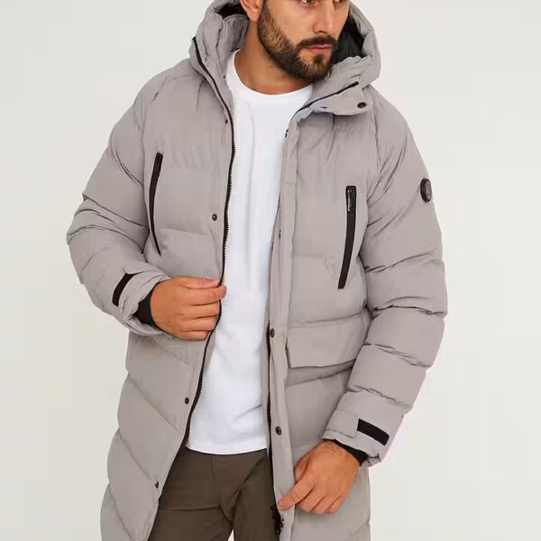 Parka S2SETTIN Men's winter jacket, winter coat, quilted jacket, puffer jacket with hood