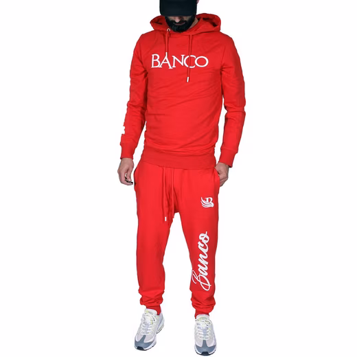 Leisure suit Banco sports suit with logo streetwear outdoor fitness men