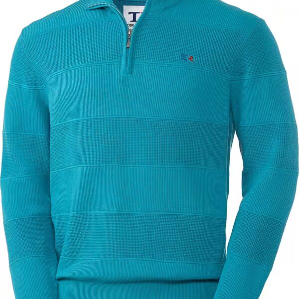 Troyer sporty logo embroidery on the left chest