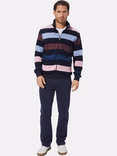 JARLIN jogging suit (Set, 2-piece), with striped pattern