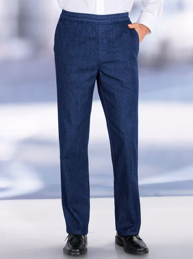 Comfortable jeans pull-on jeans