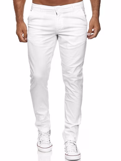 Chino pants 19530 Stretch with elastane