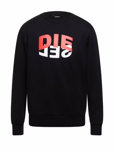 Sweatshirt Regular Fit Supersoft Pullover - S-GIRK-N80 Black