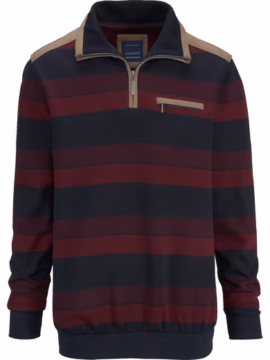 Sweatshirt RAVINO with trendy turtleneck collar