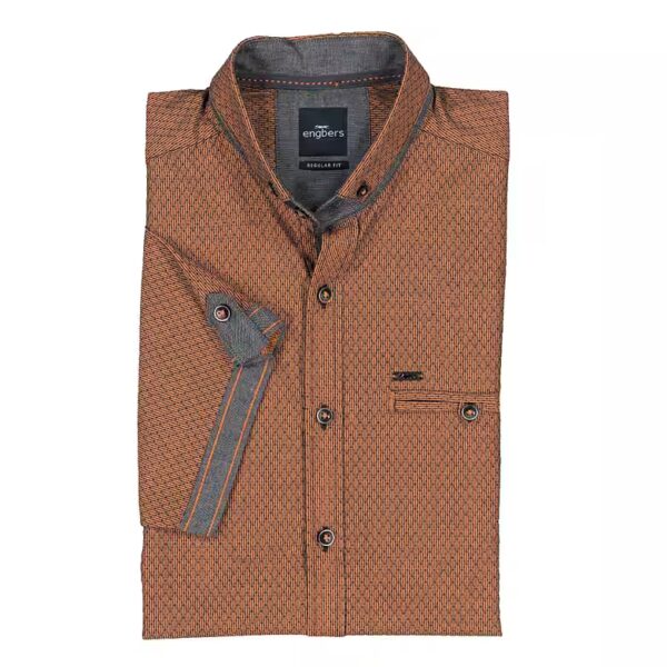 Short-sleeved shirt Short-sleeved shirt structured