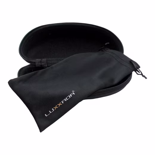 Sunglasses (Brand glasses with glasses box and glasses bag) Half-rim glasses with spring hinges Blue Mirrored or Black Tinted - Image 9