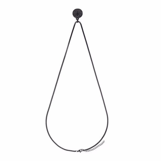 Collier Raoul black colors (incl. gift wrapping), chain with pendant - Image 4