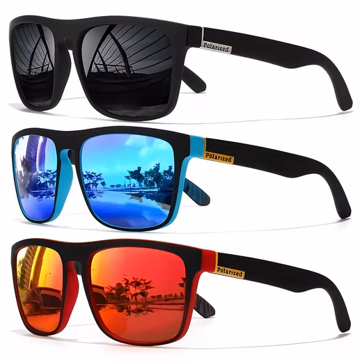 Sunglasses Sunglasses Set of 3 Sunglasses Men Women Polarized UV Protection - Image 6