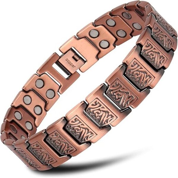 Bracelet magnetic bracelet men made of pure copper