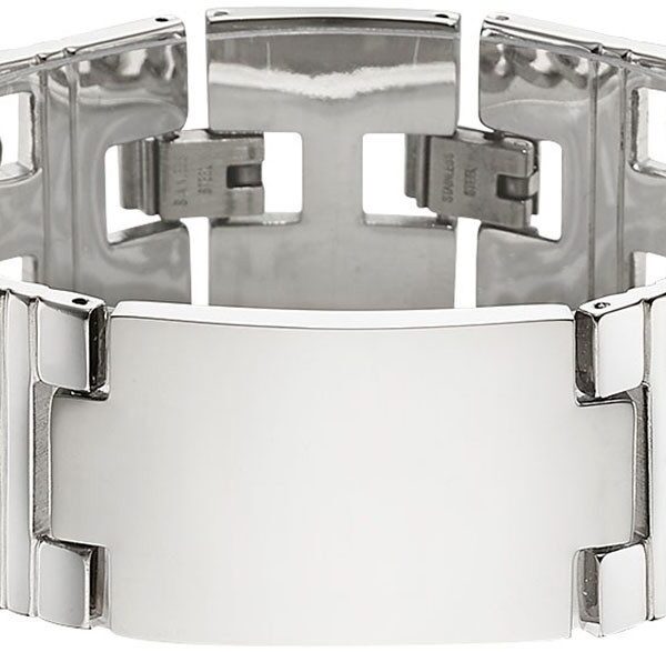 Stainless steel bracelet jewelry gift bracelet double curb chain, B4108B/20/00/21