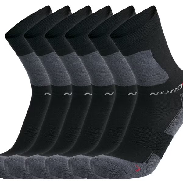 Sports socks (Set, 6 pairs) with numerous functional zones