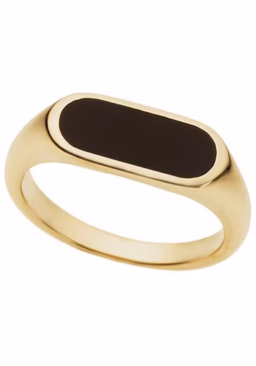 Finger ring jewelry gift gold 333 men's ring gold ring with onyx