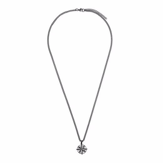 Necklace Mike black colors (incl. gift wrapping), chain with pendant - Image 4