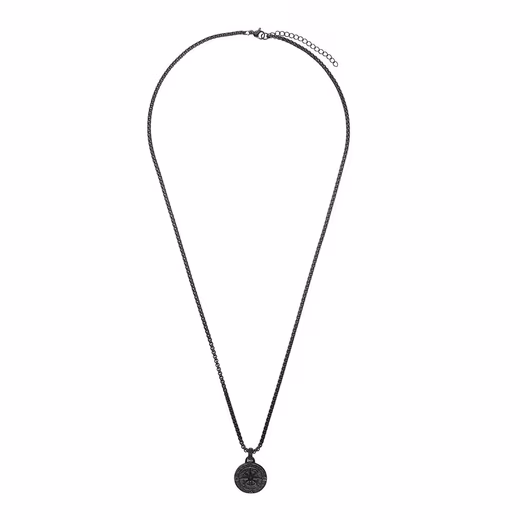 Collier Raoul black colors (incl. gift wrapping), chain with pendant - Image 2