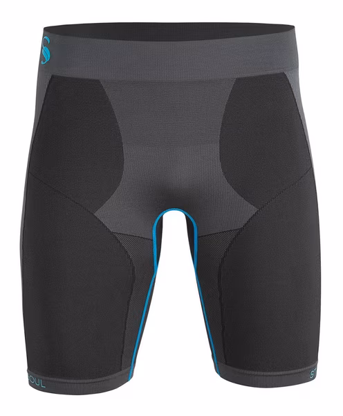 Cycling shorts, functional tights, seamless, base layer, men with special functional zones