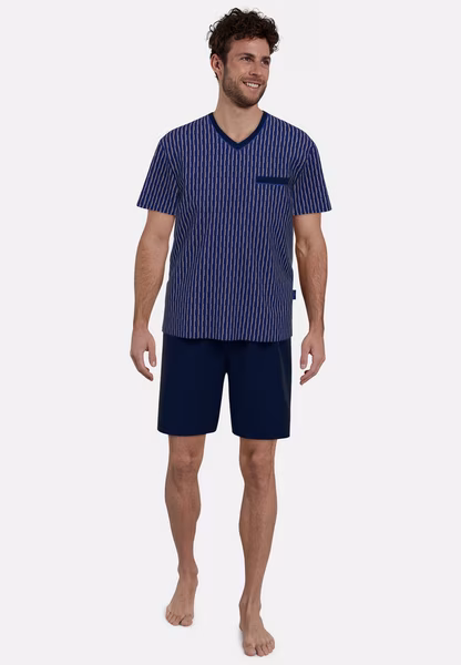 Shorty GÖTZBURG men's shorty blue printed 1 piece
