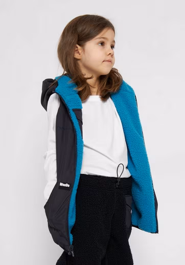 Monster functional vest Reversible vest, hood with horns