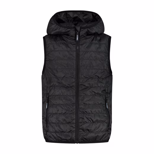 Functional Item description Article No. S05DI0T47QN Comfortable vest with fixed hood. Material: 100% polyamide Age group: elementary school child CMP Kid Vest Fix Hood. Comfortable vest with a fixed hood. The vest features a high-closing collar and side zip pockets. Material: 100% polyamide.vest CMP boys' vest Kid Vest Fix Hood 34Z5184