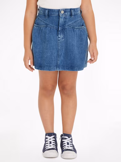 A-line skirt DENIM FRONT YOKE DETAIL SKIRT Children up to 16 years