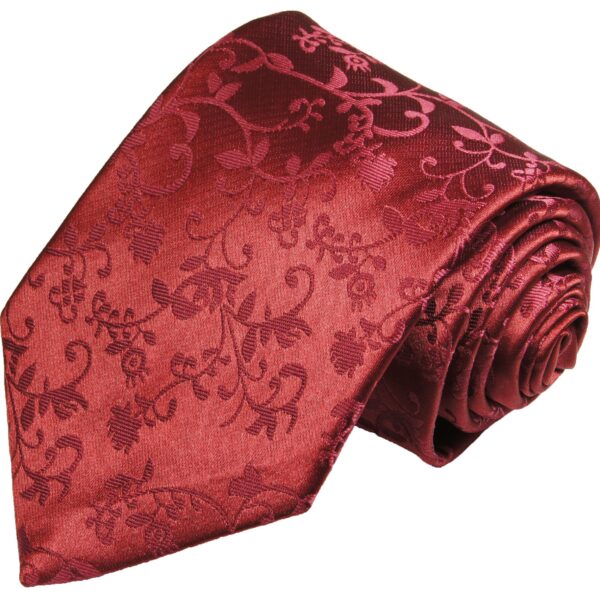 Tie men's wedding tie floral - microfiber - groom