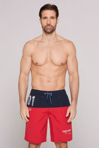 Swim shorts with slip pockets & one back pocket