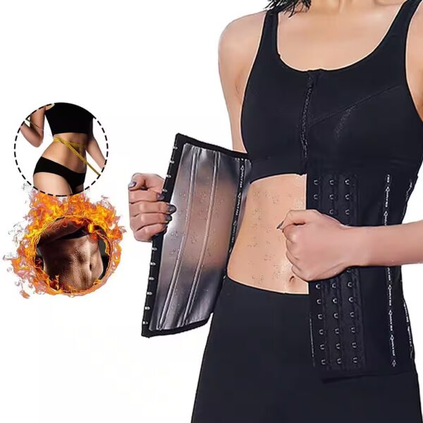 Abdominal weight belt sweat belt sauna waist trainer women & men for losing weight
