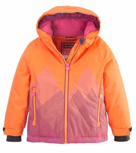 Winter jacket KW 106 (windproof, waterproof, snow guard, PFC-free) neon orange
