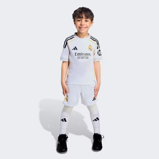 REAL MADRID 25/26 HOME MINI KIT KIDS TRACKSUIT