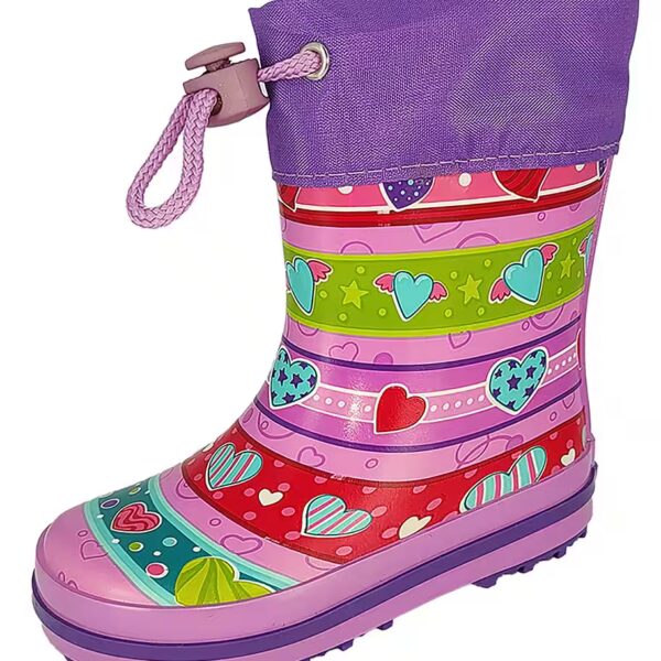 Toddlers Rubber Boots Joy Rubber Boots very flexible outsole - made of natural rubber