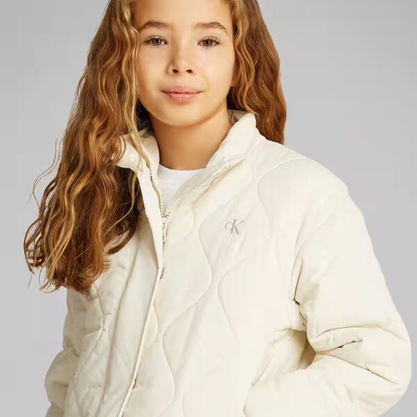 QuilTED JACKET QUILTED JACKET for children up to 16 years with logo lettering