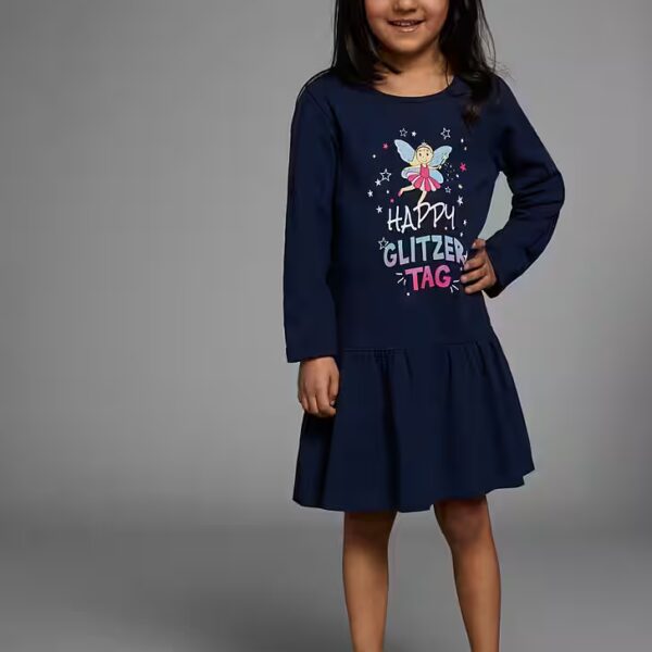 Jersey dress HAPPY GLITTER DAY