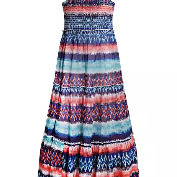 Summer dress in a great ethno all-over print