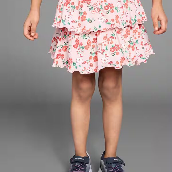 Volant skirt, step skirt in cute floral design Great skirt with flounces