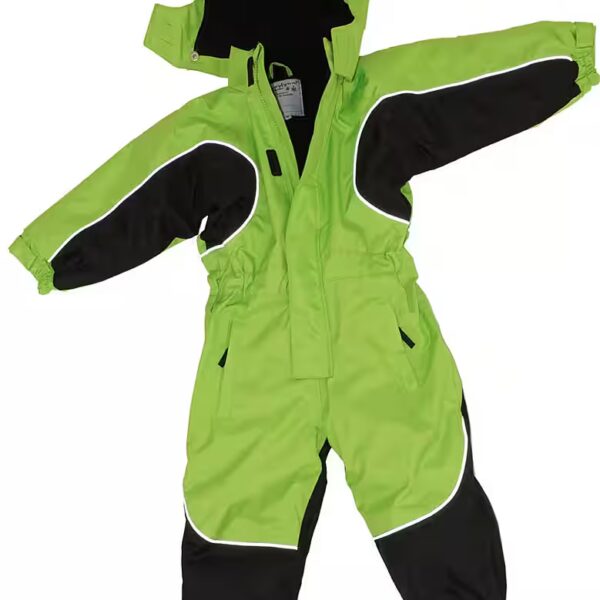 Snow jumpsuit Cuddly snowsuit ski suit green breathable and waterproof
