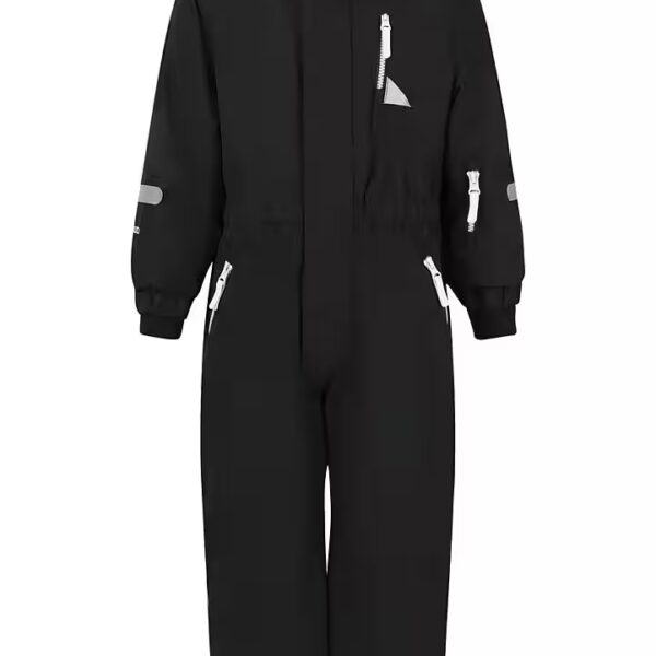 Winterfun ski suit with thermally insulating and breathable padding