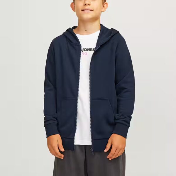 Sweat jacket JJEBRADLEY can be combined with hood, easy to care for. Plain colors, casual, regular fit, sweatware, hood