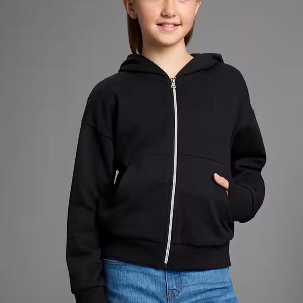 Hooded sweat jacket Casual sweat jacket with small logo