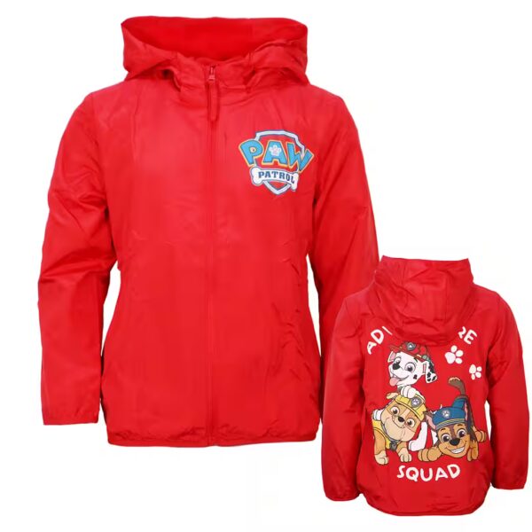 Hooded fleece jacket Paw Patrol children boys autumn jacket with hood