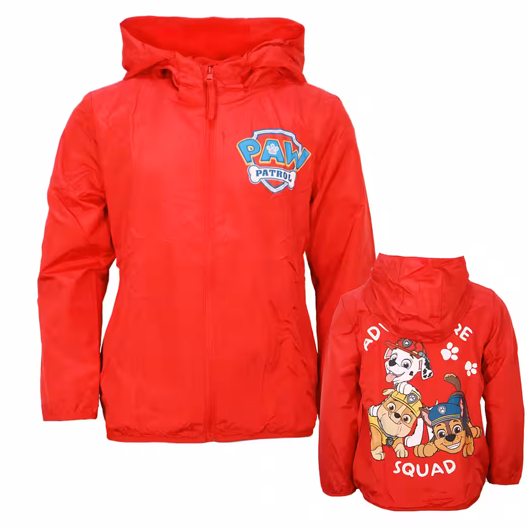 Hooded fleece jacket Paw Patrol children boys autumn jacket with hood